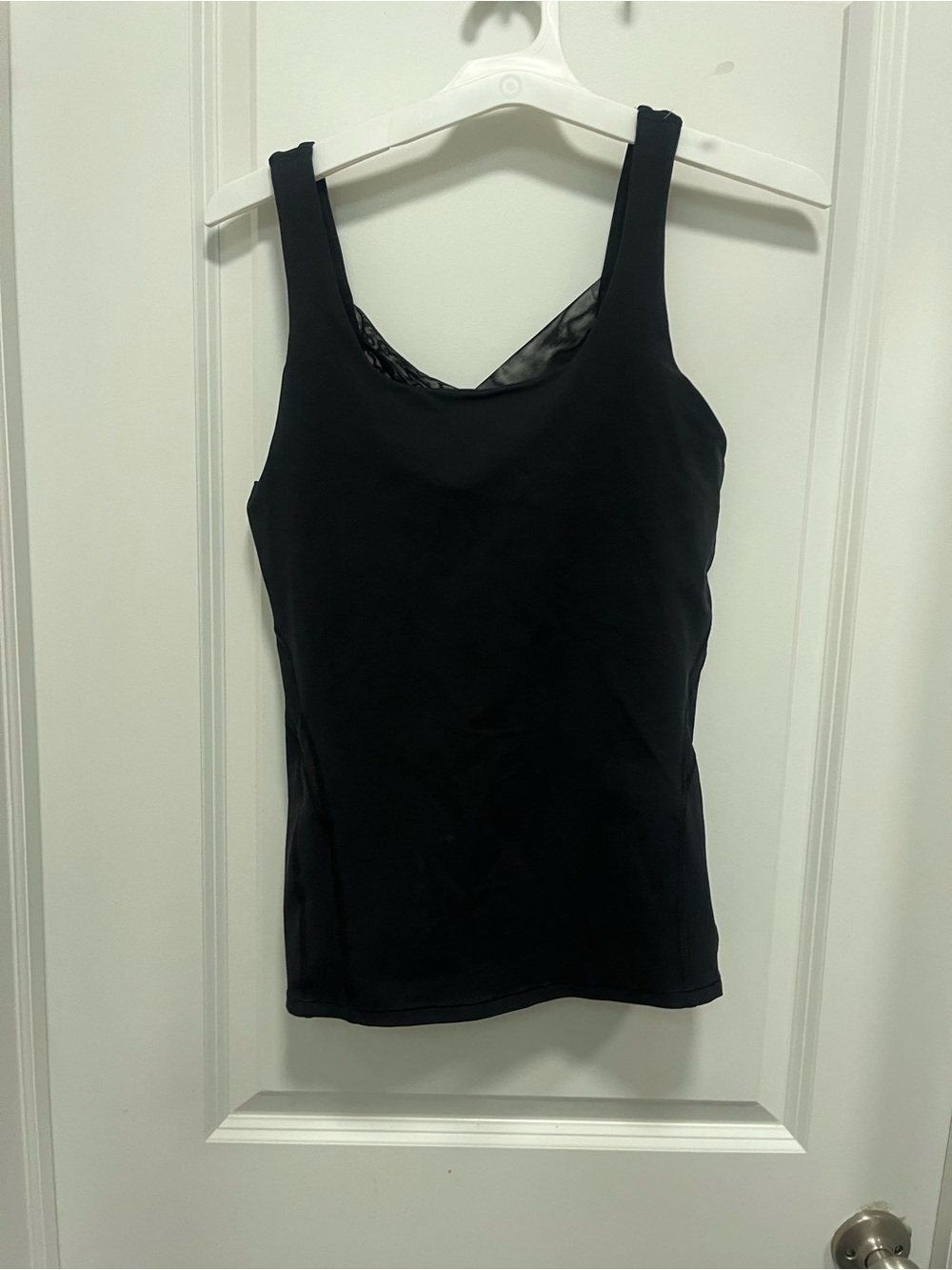 Lululemon Mesh Cross back Tank Black Size 8